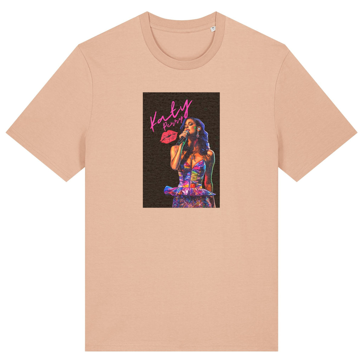 Katy Perry | T-Shirt | Adult | Crewneck Short Sleeve | 180gsm Medium Fit | Fraiche Peche