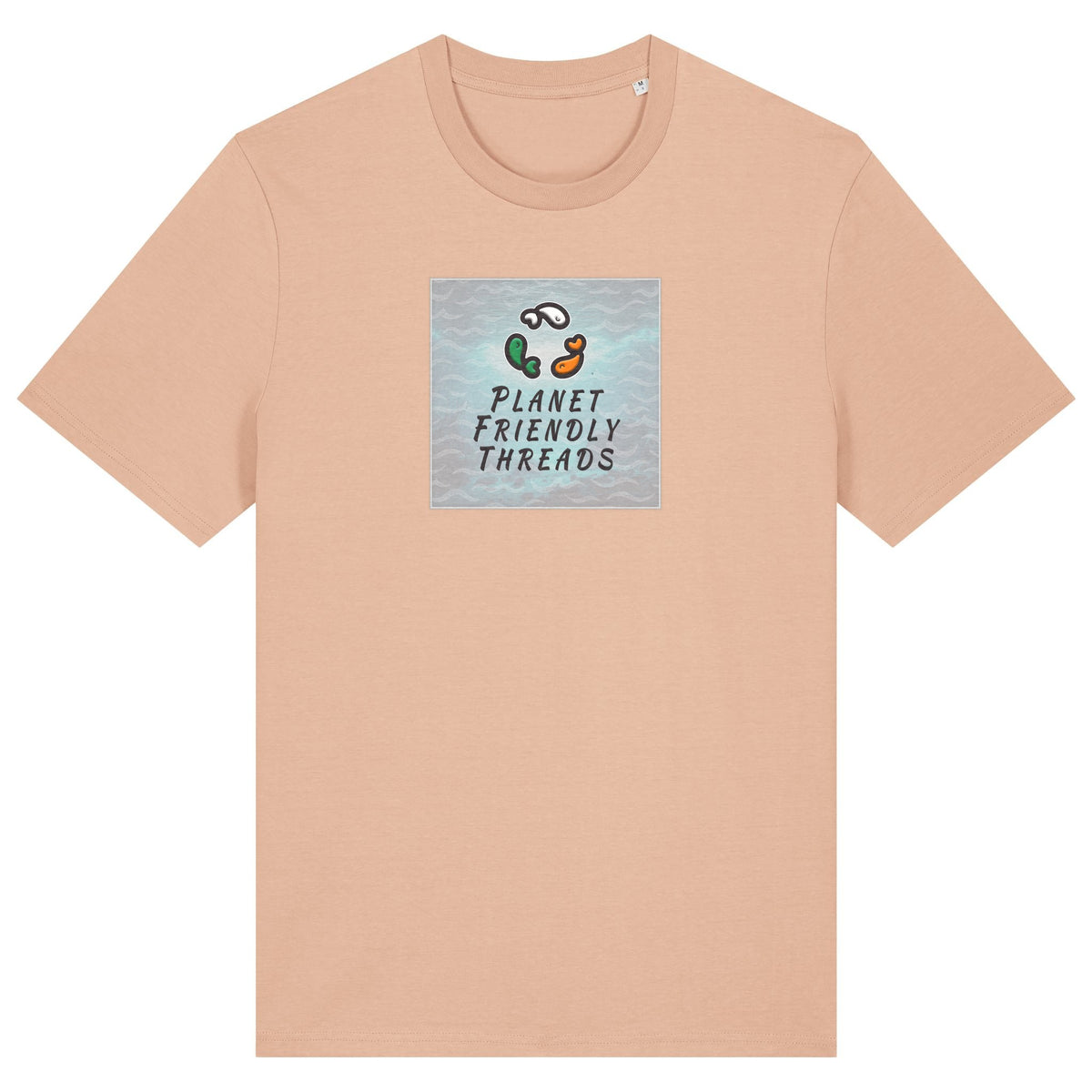 PFT Logo - SSSQUARE - Light Ocean | T-Shirt | Adult | Crewneck Short Sleeve | 180gsm Medium Fit | Fraiche Peche