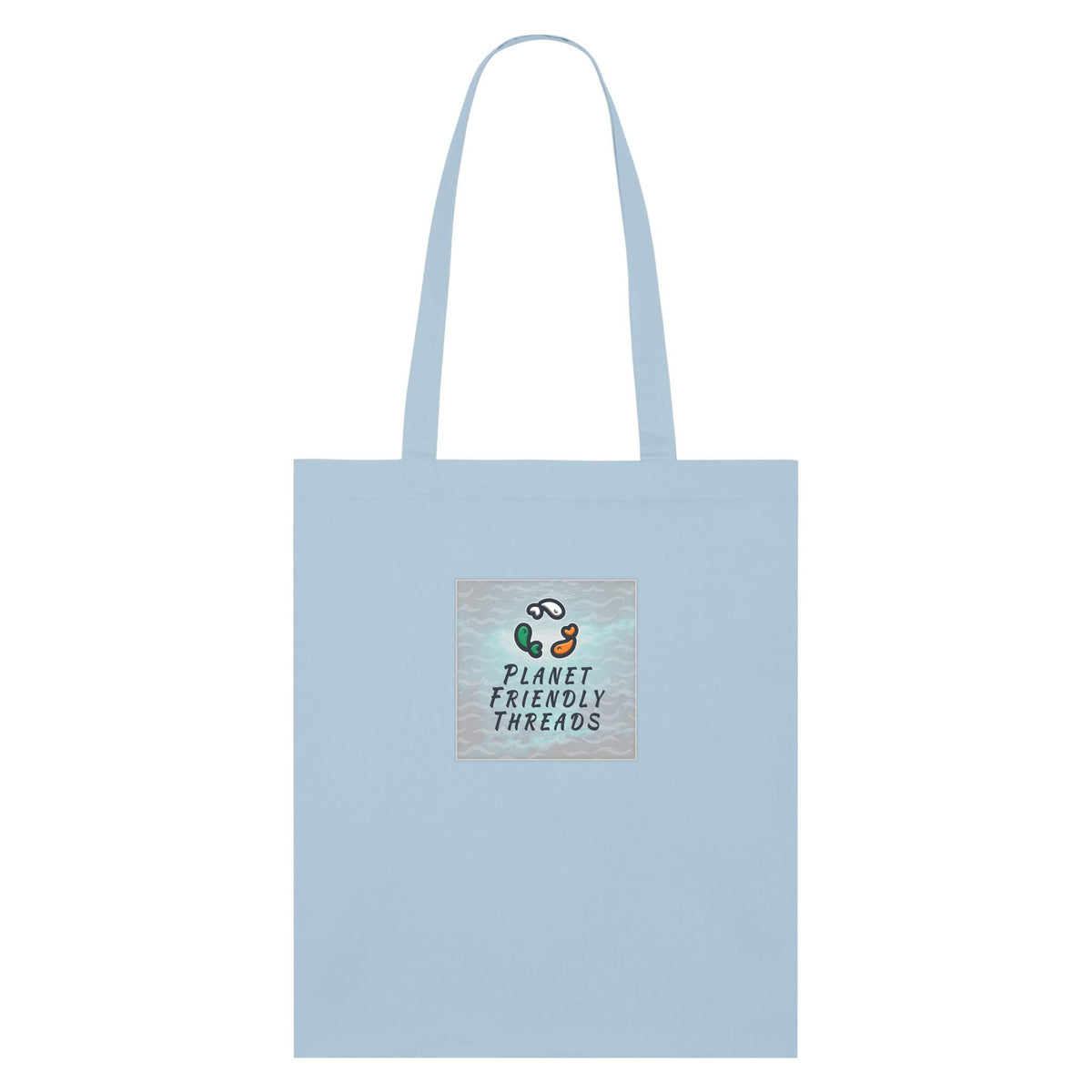 PFT Logo - SSSQUARE - Light Ocean | Other | Adult | Tote Bag | 160gsm | Sky blue