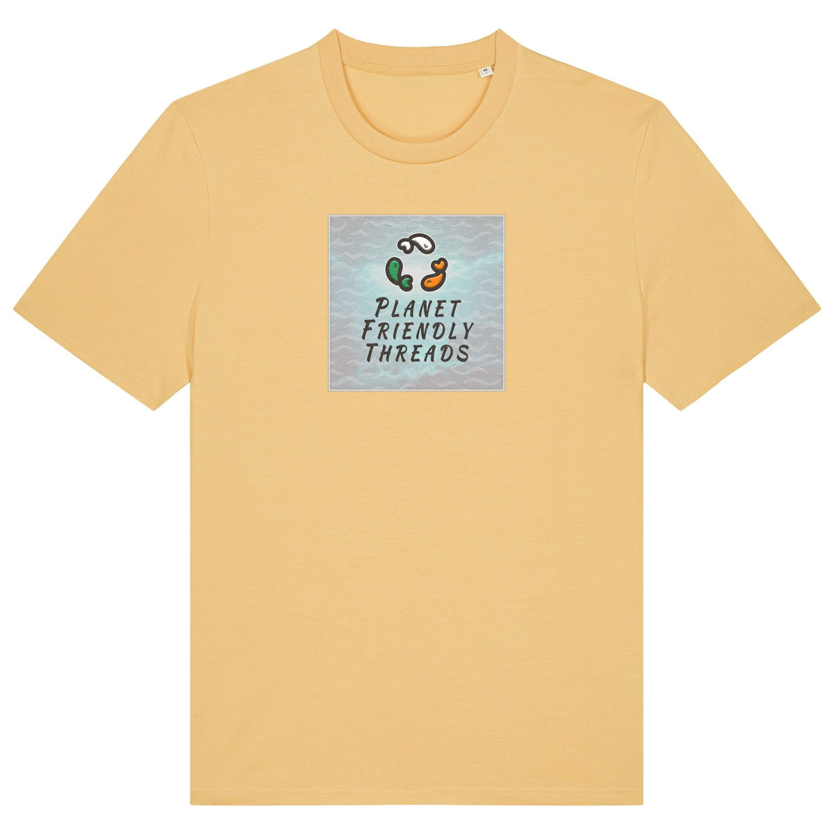 PFT Logo - SSSQUARE - Light Ocean | T-Shirt | Adult | Crewneck Short Sleeve | 180gsm Medium Fit | Nispero