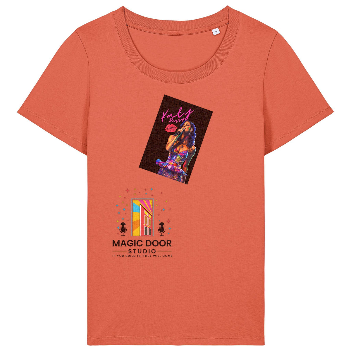 Katy Perry | T-Shirt | Adult | Ladies Short Sleeve | 155gsm Fitted | Fiesta