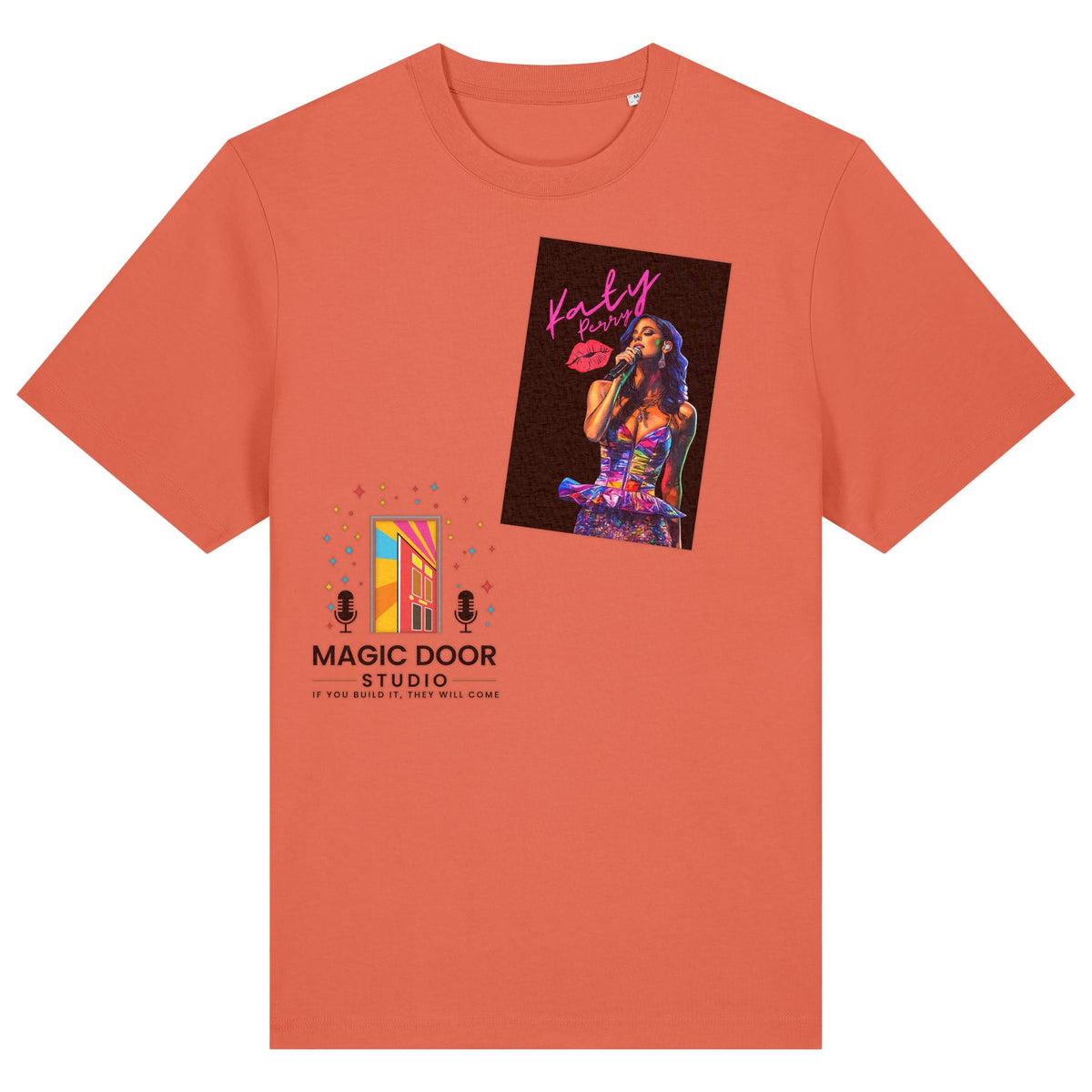 Katy Perry | T-Shirt | Adult | Crewneck Short Sleeve | 215gsm Relaxed Fit | Fiesta