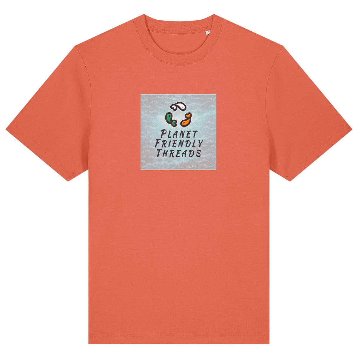 PFT Logo - SSSQUARE - Light Ocean | T-Shirt | Adult | Crewneck Short Sleeve | 215gsm Relaxed Fit | Fiesta