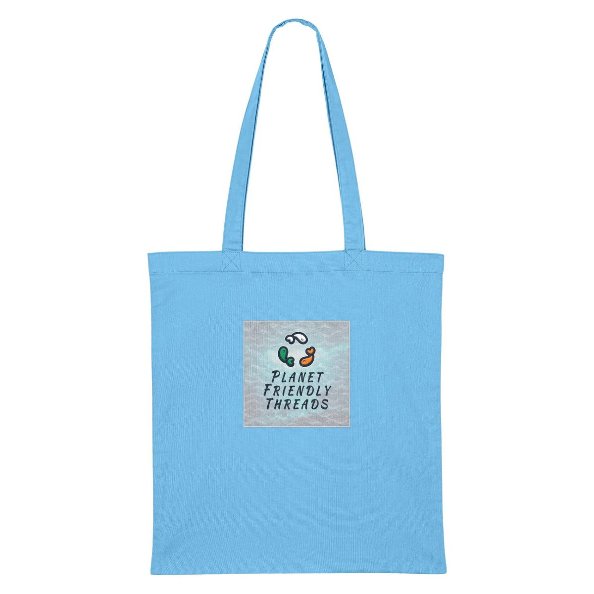 PFT Logo - SSSQUARE - Light Ocean | Other | Adult | Tote Bag | 160gsm | Aqua Blue