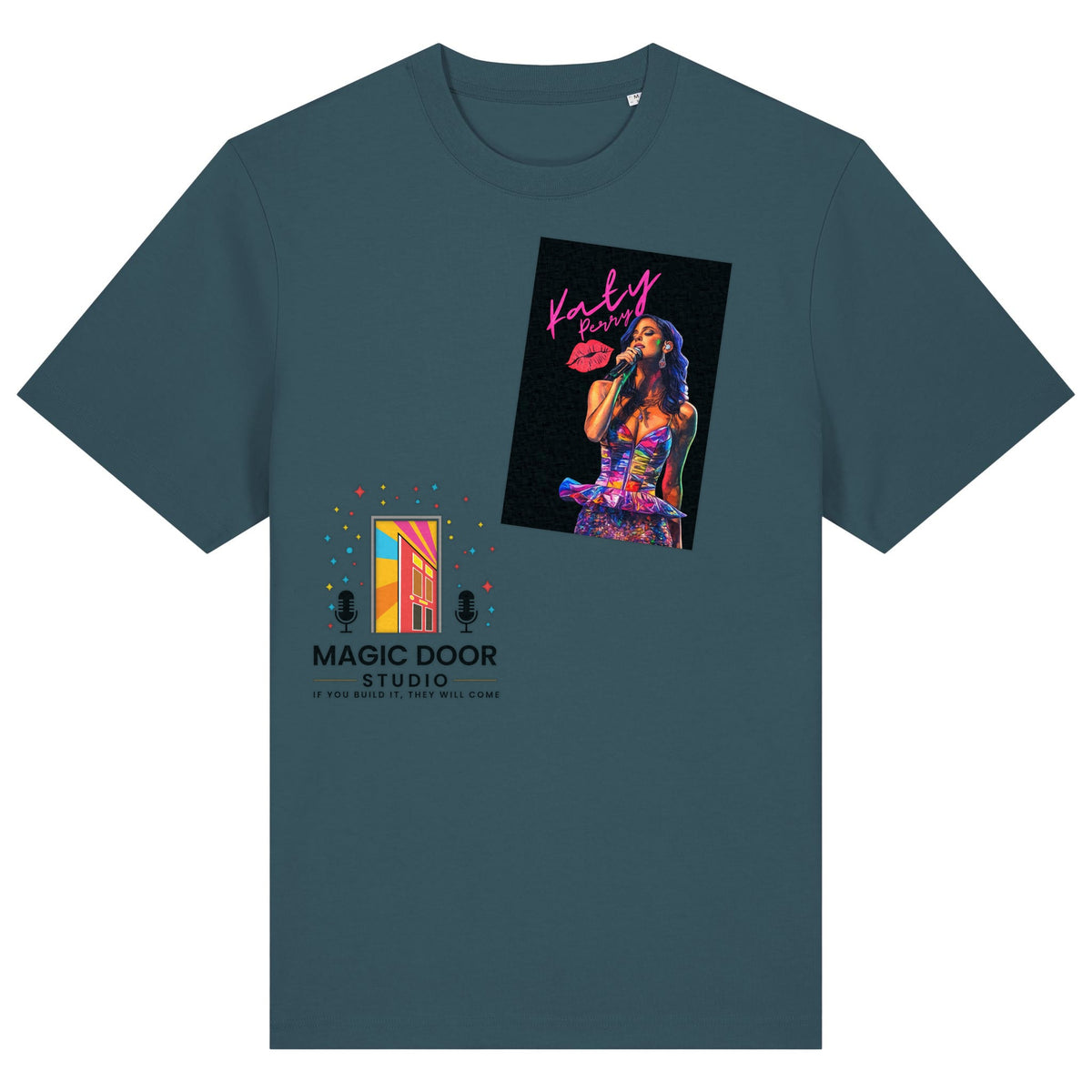 Katy Perry | T-Shirt | Adult | Crewneck Short Sleeve | 215gsm Relaxed Fit | Stargazer