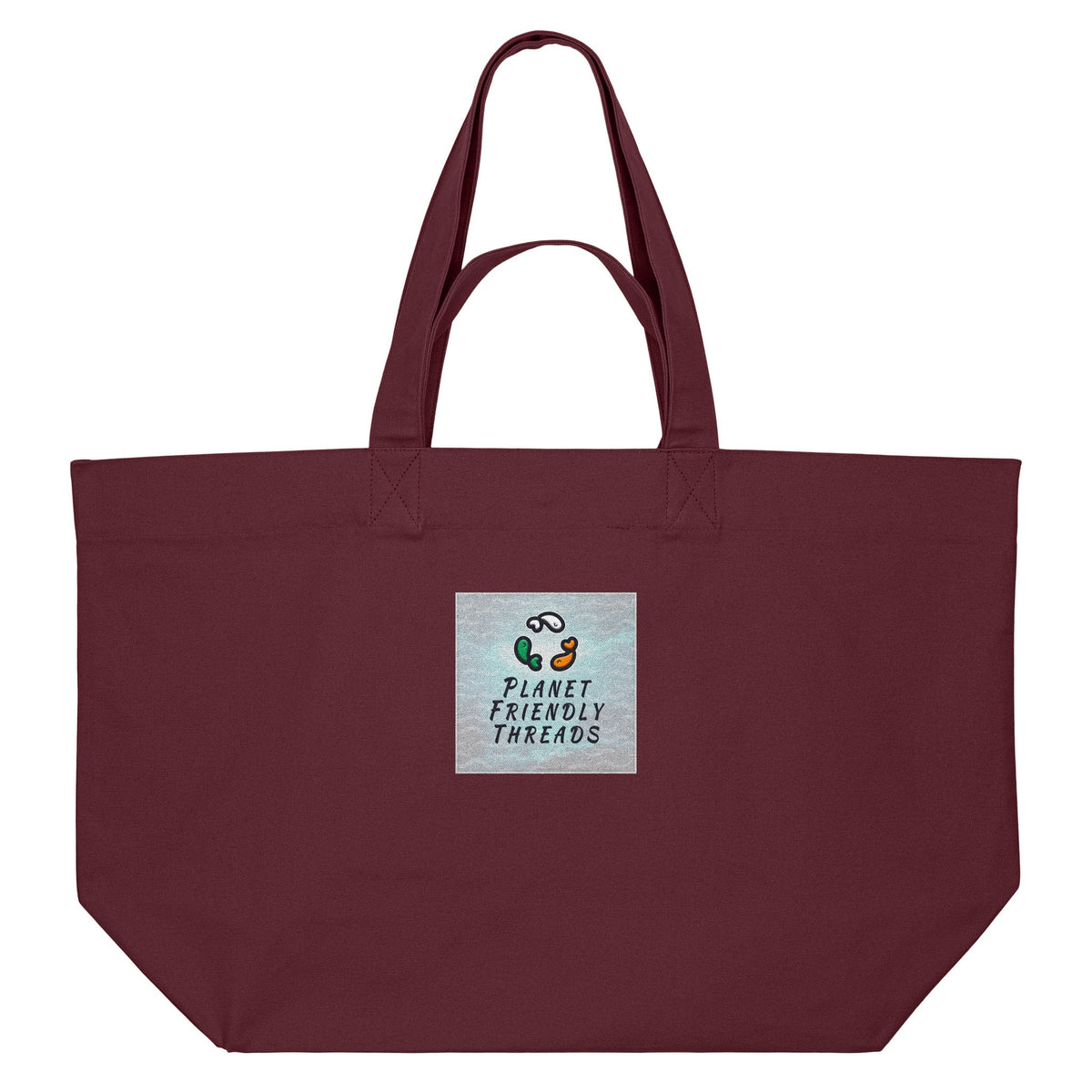 PFT Logo - SSSQUARE - Light Ocean | Other | Adult | Shopping Bag | 400gsm | Burgundy