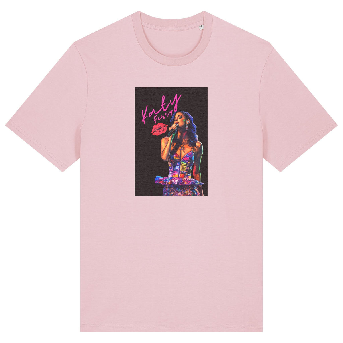 Katy Perry | T-Shirt | Adult | Crewneck Short Sleeve | 180gsm Medium Fit | Cotton Pink