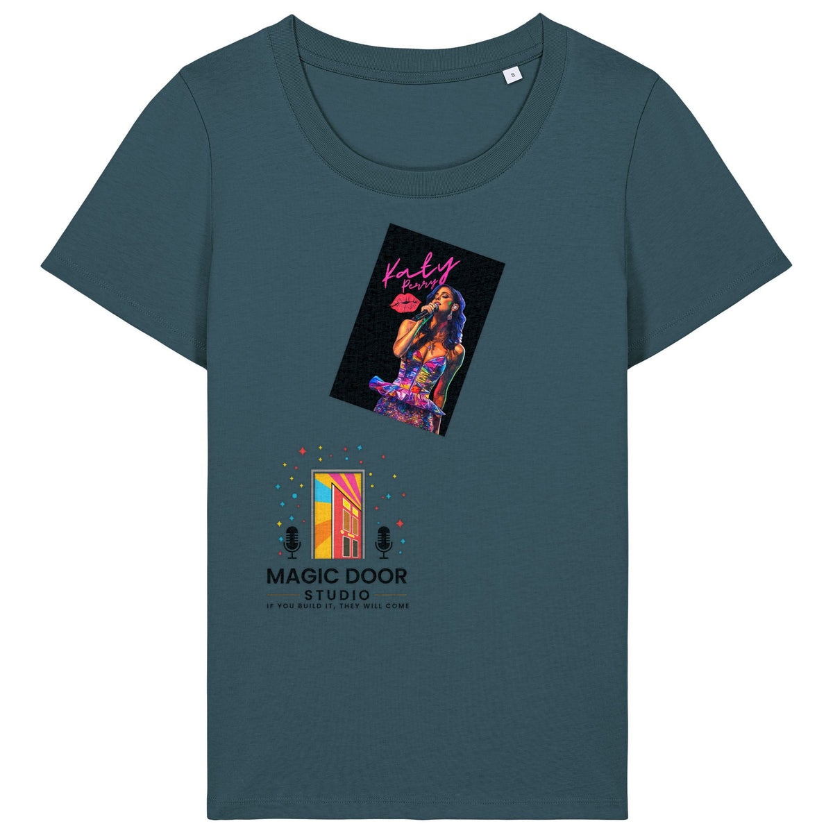Katy Perry | T-Shirt | Adult | Ladies Short Sleeve | 155gsm Fitted | Stargazer