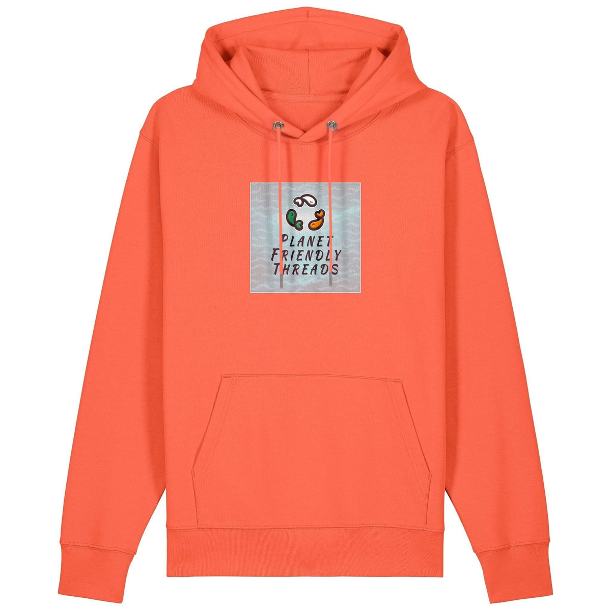 PFT Logo - SSSQUARE - Light Ocean | Hoodie | Adult | Cosy | 350gsm Medium Fit | Fiesta
