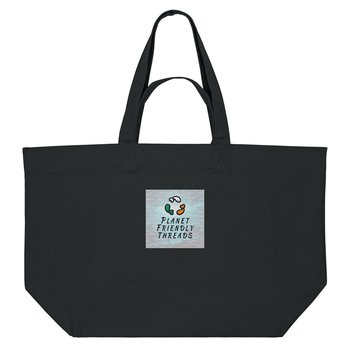 PFT Logo - SSSQUARE - Light Ocean | Other | Adult | Shopping Bag | 400gsm | Black