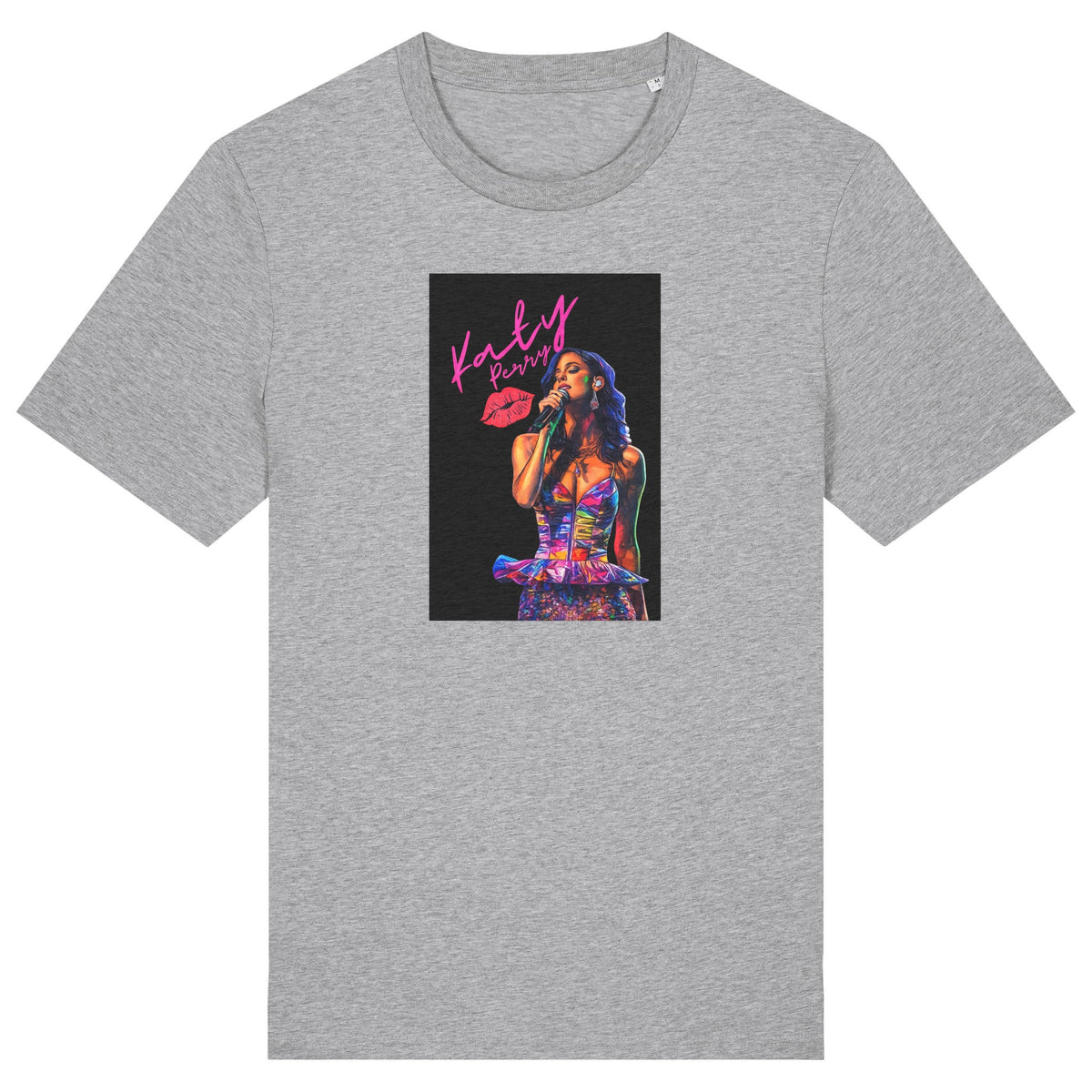 Katy Perry | T-Shirt | Adult | Crewneck Short Sleeve | 180gsm Medium Fit | Heather Grey