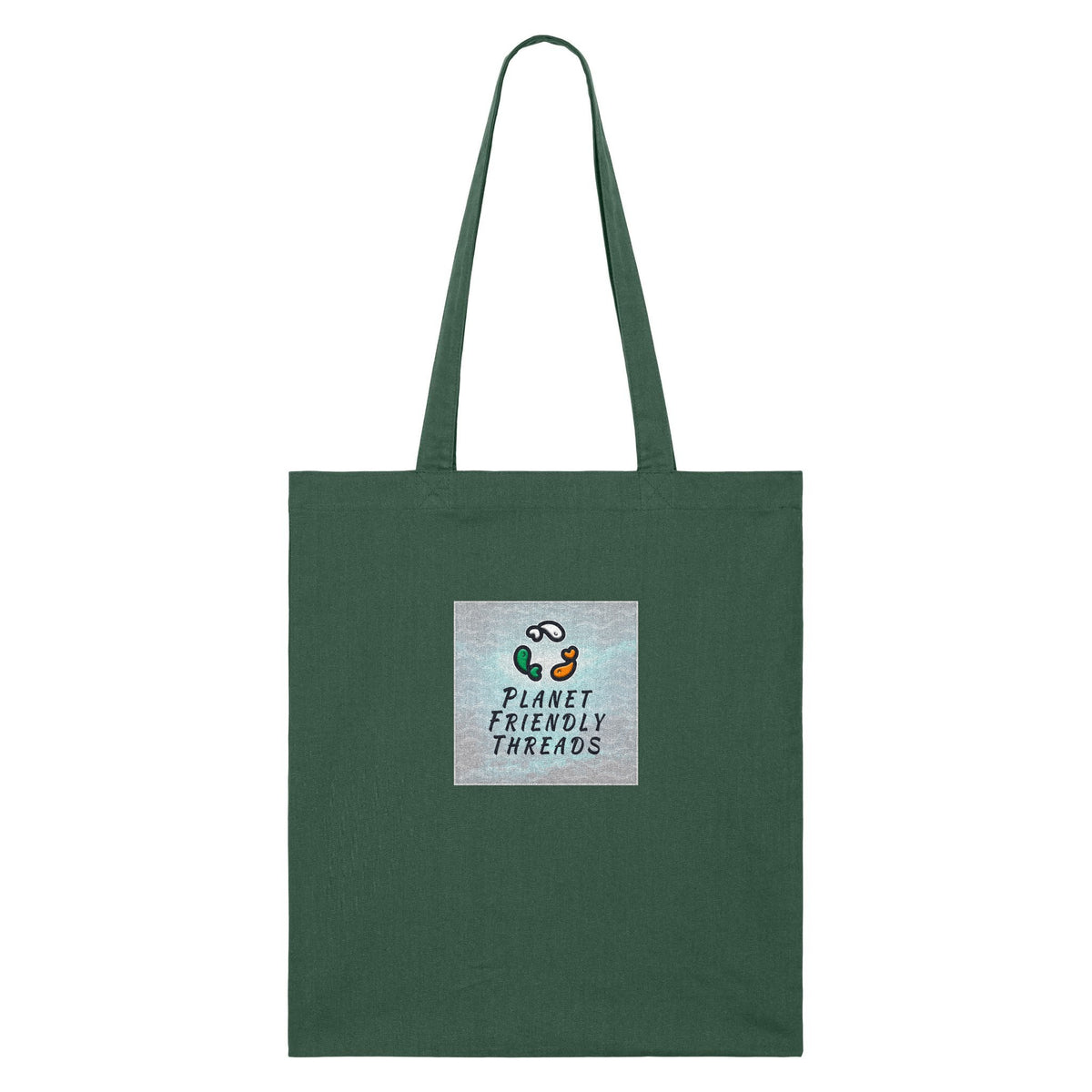 PFT Logo - SSSQUARE - Light Ocean | Other | Adult | Tote Bag | 160gsm | Bottle Green