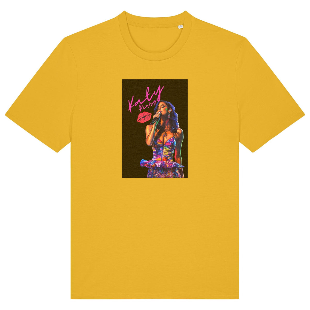 Katy Perry | T-Shirt | Adult | Crewneck Short Sleeve | 180gsm Medium Fit | Spectra Yellow