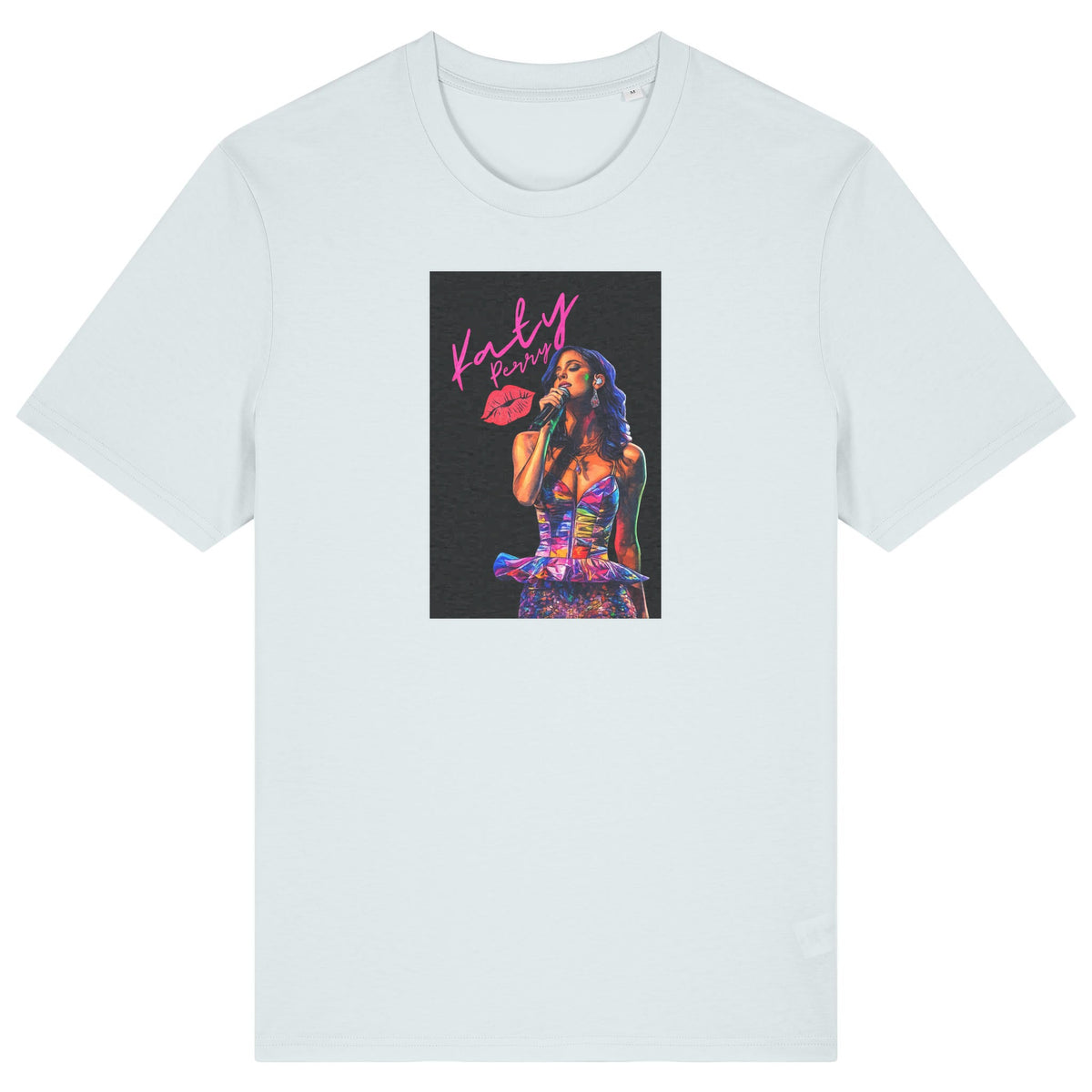 Katy Perry | T-Shirt | Adult | Crewneck Short Sleeve | 180gsm Medium Fit | Blue Ice