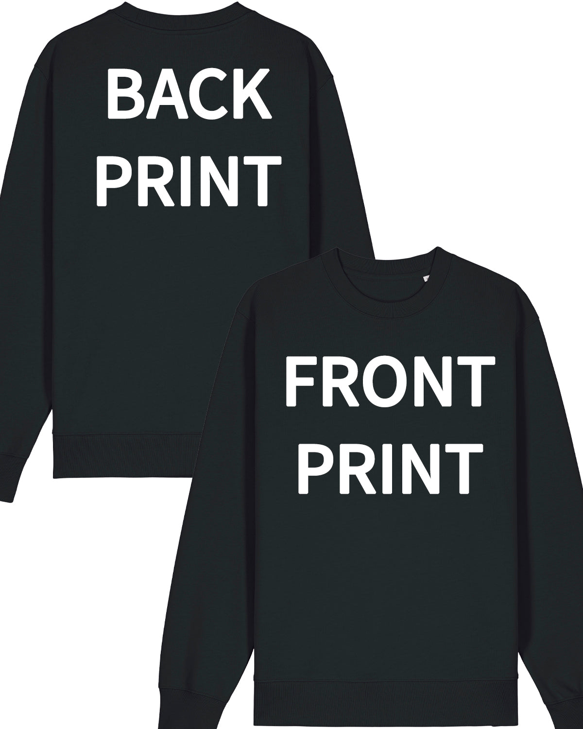 Print - Sweatshirt - Front & Back