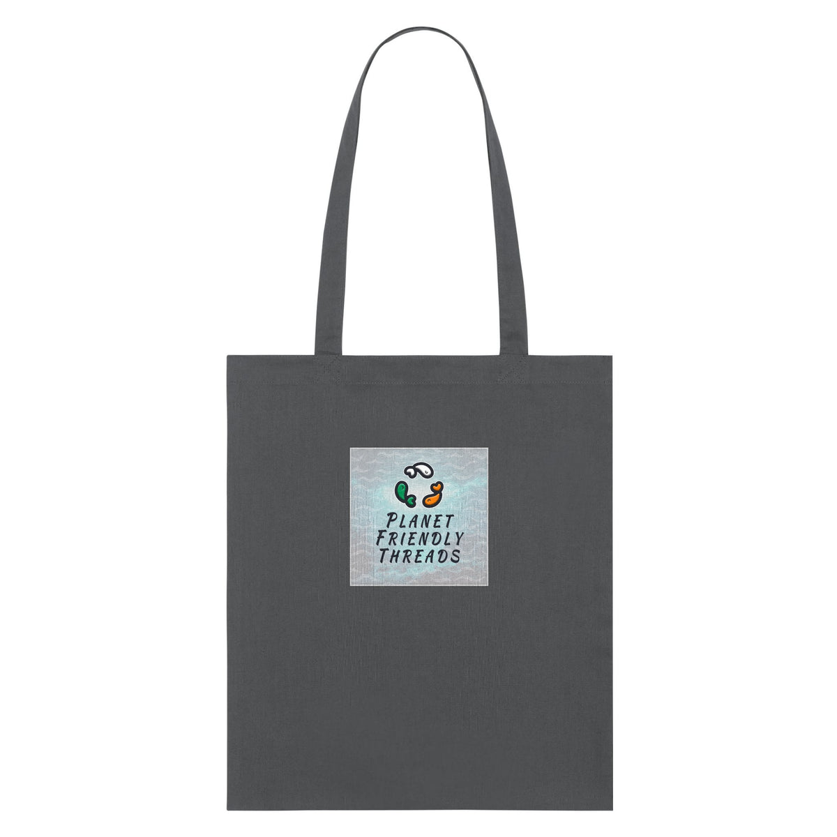 PFT Logo - SSSQUARE - Light Ocean | Other | Adult | Tote Bag | 160gsm | Anthracite