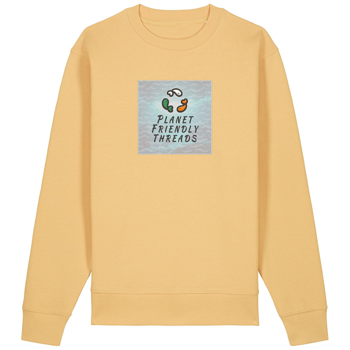 PFT Logo - SSSQUARE - Light Ocean | Jumper | Adult | Crewneck | 350gsm Medium Fit | Nispero