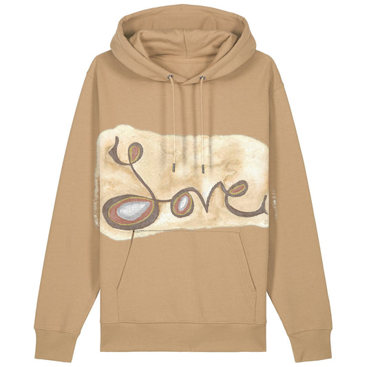 Love | Hoodie | Adult | Cosy | 350gsm Medium Fit | Latte
