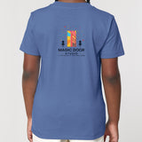 Magic Door Logo | T-Shirt | Kids | Crewneck Short Sleeve | 155gsm Medium Fit | Bright Blue