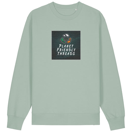 PFT Logo - dark | Jumper | Adult | Crewneck | 350gsm Medium Fit | Aloe