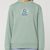 PFT Logo - SSSQUARE - Light Ocean | Jumper | Adult | Crewneck | 350gsm Medium Fit | Aloe