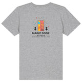 Magic Door Logo | T-Shirt | Kids | Crewneck Short Sleeve | 155gsm Medium Fit | Heather Grey