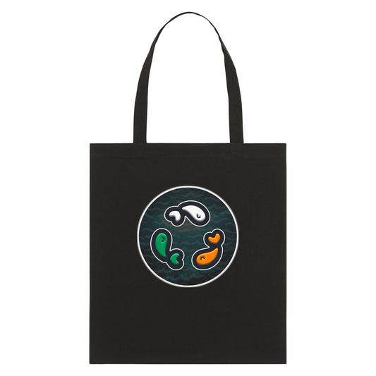 PFT Fish - Circle - Dark | Other | Adult | Tote Bag | 160gsm | Black
