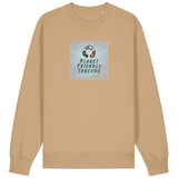 PFT Logo - SSSQUARE - Light Ocean | Jumper | Adult | Crewneck | 350gsm Medium Fit | Latte