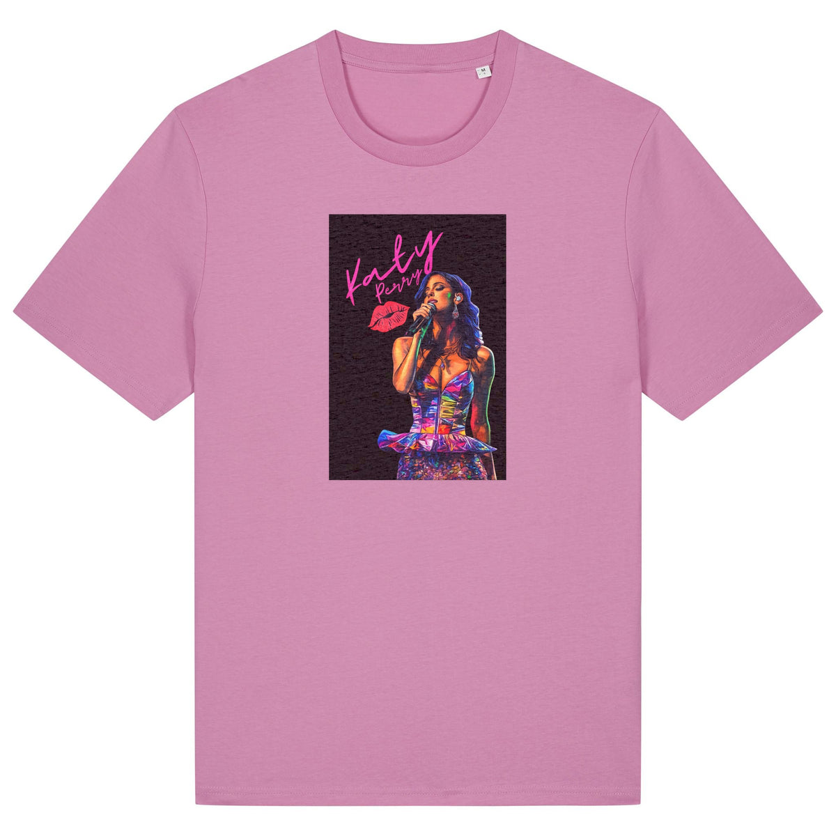 Katy Perry | T-Shirt | Adult | Crewneck Short Sleeve | 180gsm Medium Fit | Bubble Pink