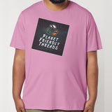 PFT Logo - dark | T-Shirt | Adult | Crewneck Short Sleeve | 180gsm Medium Fit | Bubble Pink