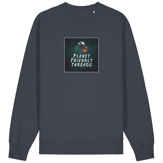 PFT Logo - dark | Jumper | Adult | Crewneck | 350gsm Medium Fit | India Ink Grey