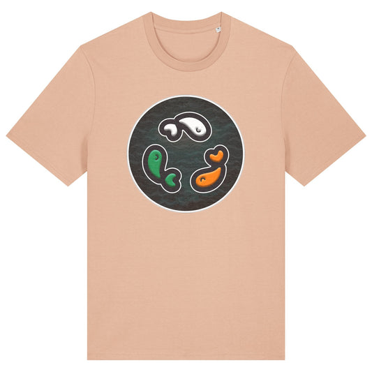 PFT Fish - Circle - Dark | T-Shirt | Adult | Crewneck Short Sleeve | 180gsm Medium Fit | Fraiche Peche