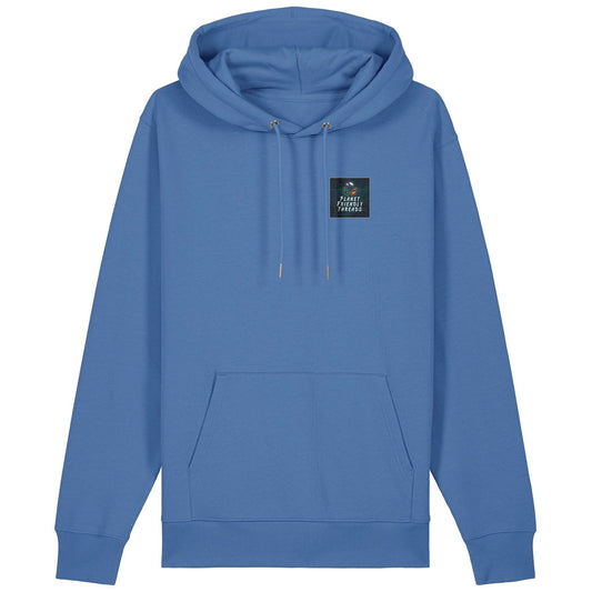 PFT Logo - dark | Hoodie | Adult | Cosy | 350gsm Medium Fit | Bright Blue