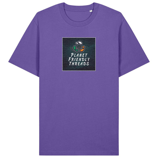 PFT Logo - dark | T-Shirt | Adult | Crewneck Short Sleeve | 215gsm Relaxed Fit | Purple Love