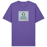 PFT Logo - SSSQUARE - Light Ocean | T-Shirt | Adult | Crewneck Short Sleeve | 215gsm Relaxed Fit | Purple Love
