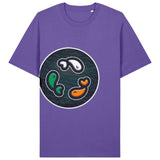 PFT Fish - Circle - Dark | T-Shirt | Adult | Crewneck Short Sleeve | 215gsm Relaxed Fit | Purple Love