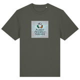 PFT Logo - SSSQUARE - Light Ocean | T-Shirt | Adult | Crewneck Short Sleeve | 215gsm Relaxed Fit | Khaki