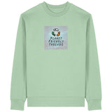 PFT Logo - SSSQUARE - Light Ocean | Jumper | Adult | Crewneck | 350gsm Medium Fit | Misty Jade