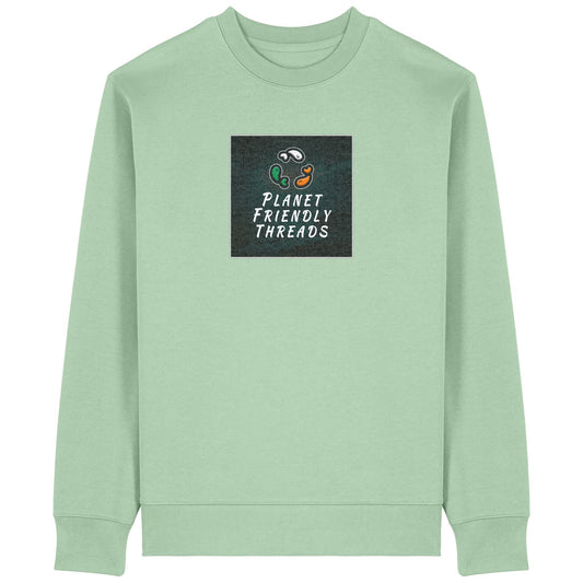 PFT Logo - dark | Jumper | Adult | Crewneck | 350gsm Medium Fit | Misty Jade