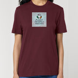 PFT Logo - SSSQUARE - Light Ocean | T-Shirt | Adult | Crewneck Short Sleeve | 180gsm Medium Fit | Burgundy
