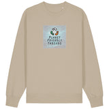 PFT Logo - SSSQUARE - Light Ocean | Jumper | Adult | Crewneck | 350gsm Medium Fit | Desert Dust