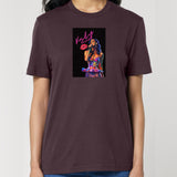 Katy Perry | T-Shirt | Adult | Crewneck Short Sleeve | 180gsm Medium Fit | Red Brown