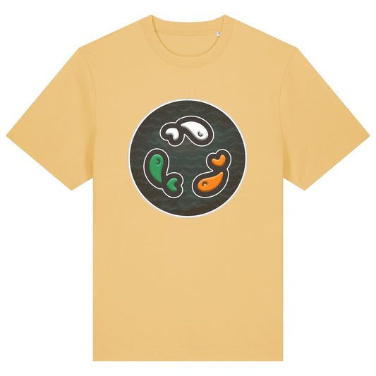 PFT Fish - Circle - Dark | T-Shirt | Adult | Crewneck Short Sleeve | 215gsm Relaxed Fit | Nispero