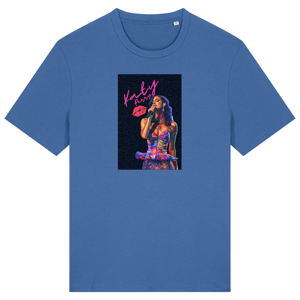 Katy Perry | T-Shirt | Adult | Crewneck Short Sleeve | 180gsm Medium Fit | Mindful Blue