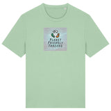 PFT Logo - SSSQUARE - Light Ocean | T-Shirt | Adult | Crewneck Short Sleeve | 180gsm Medium Fit | Misty Jade