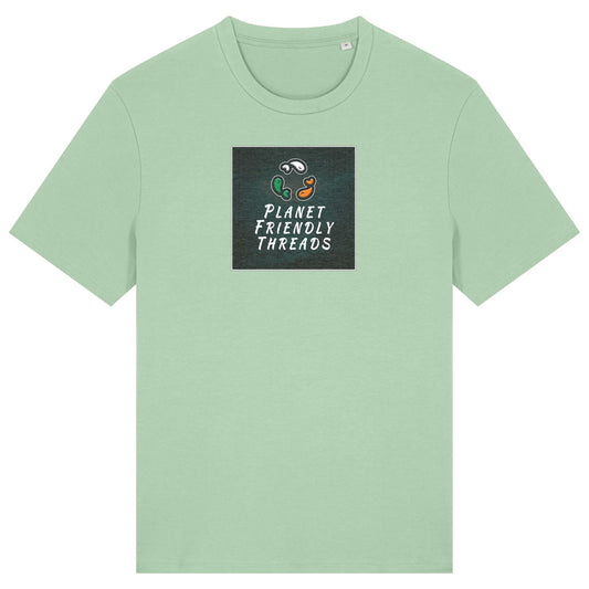 PFT Logo - dark | T-Shirt | Adult | Crewneck Short Sleeve | 180gsm Medium Fit | Misty Jade
