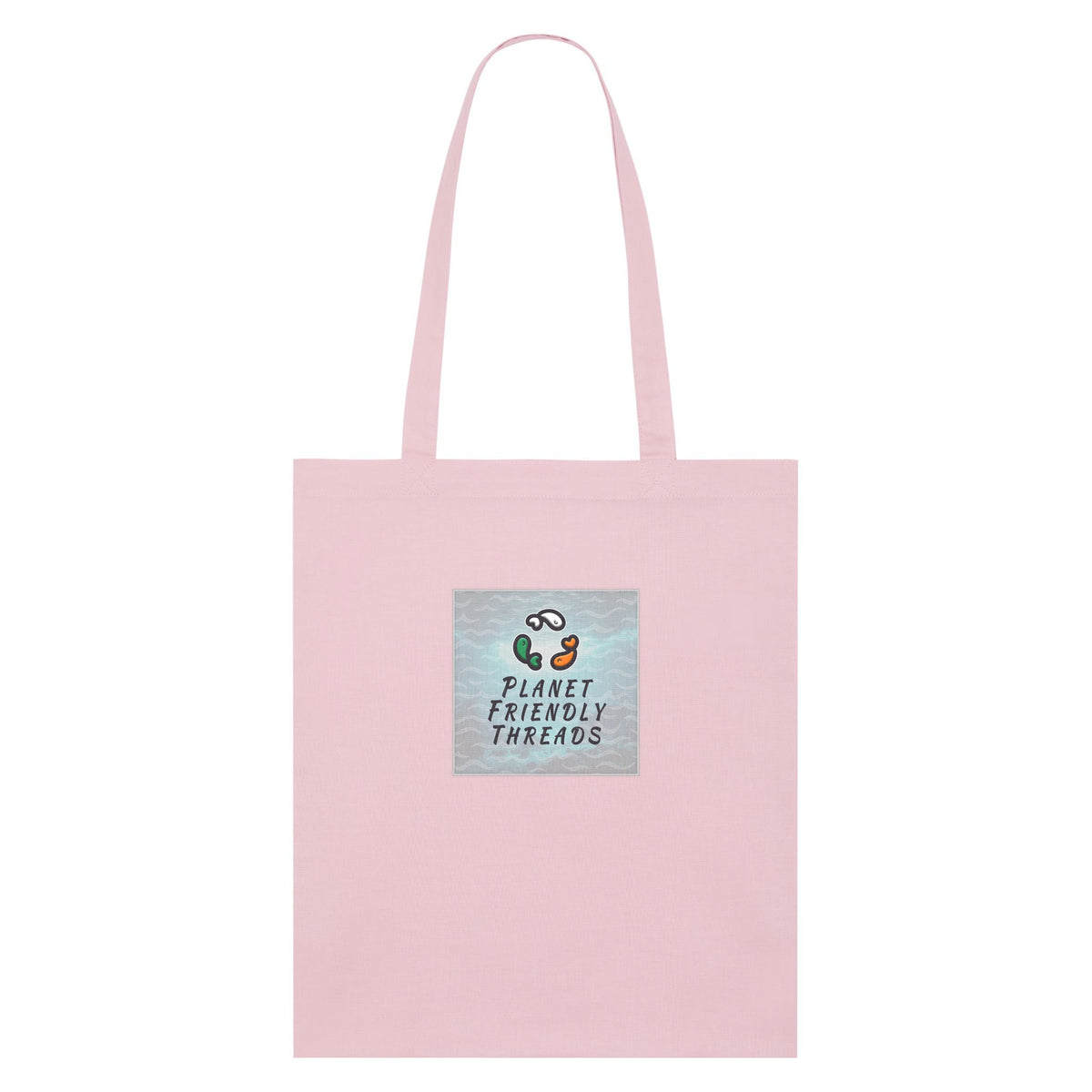 PFT Logo - SSSQUARE - Light Ocean | Other | Adult | Tote Bag | 160gsm | Cotton Pink
