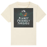 PFT Logo - dark | T-Shirt | Baby | Crewneck Short Sleeve | 155gsm Medium Fit | Natural Raw