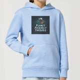 PFT Logo - dark | Hoodie | Kids | Cosy | 300gsm Medium Fit | Blue Soul