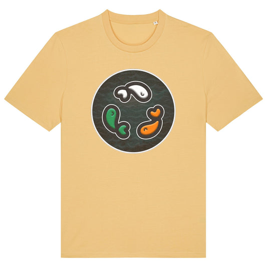 PFT Fish - Circle - Dark | T-Shirt | Adult | Crewneck Short Sleeve | 180gsm Medium Fit | Nispero